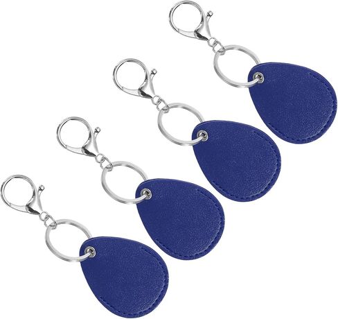 PATIKIL Leather Key Fob, PU Leather Key Fobs with Key Rings Keychain Holder for ID Key Card in Saudi Arabia