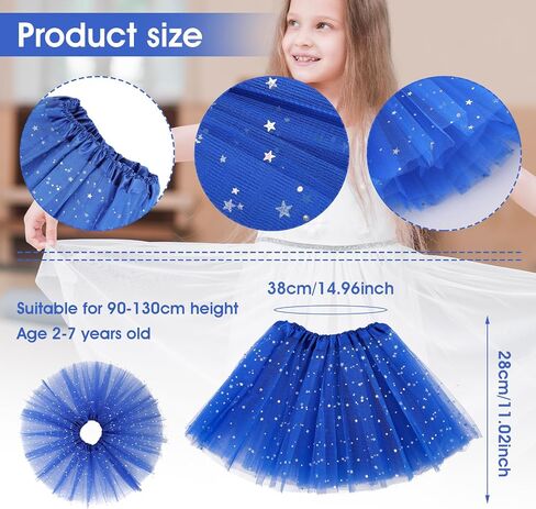 Tutu 3 layers Top Tulle Skirt Ballet Glitter Sequins Gauze Costume Parties Ballerina Dance Half Skorts Prom Dress-up in Saudi Arabia