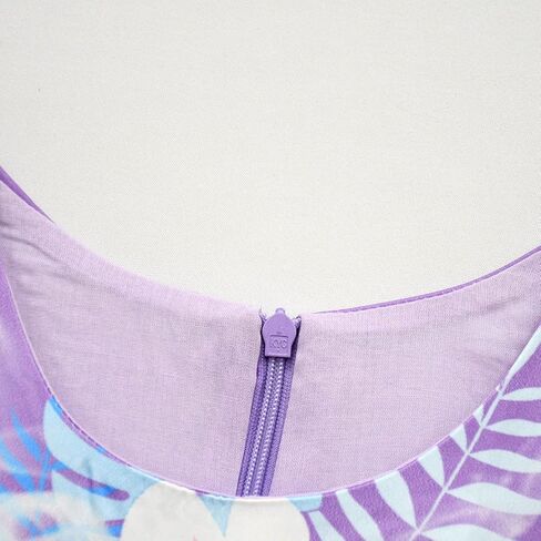 VARWANEO Descendants 3 Costume Dress Birthday Party Supplies Outfits for Girls Princess Dress Up Tulle Mesh Dress (Purple, 5-6X) in Kuwait