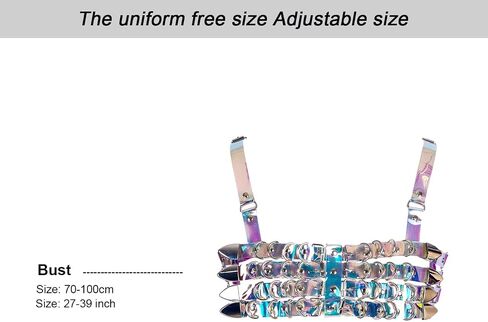 Womens Leather Full Cage Body Harness Tops Hollow Out Lingerie Punk Gothic Halloween Rave Clothing in Saudi Arabia