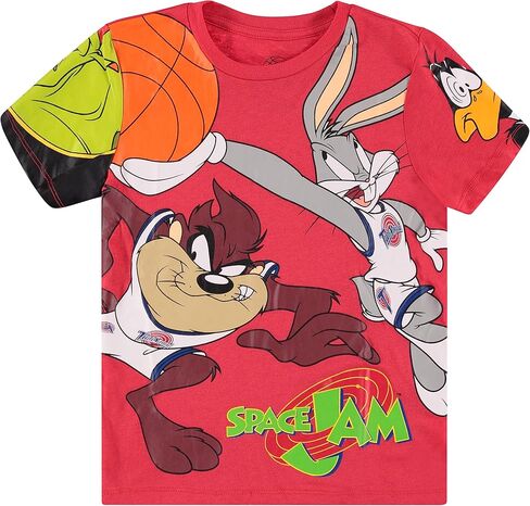 تي شيرت Space Jam Boys Movie - Tune Squad Marvin & Bugs Bunny تي شيرت مطبوع كبير الحجم in Kuwait