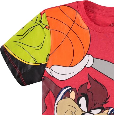 تي شيرت Space Jam Boys Movie - Tune Squad Marvin & Bugs Bunny تي شيرت مطبوع كبير الحجم in Kuwait