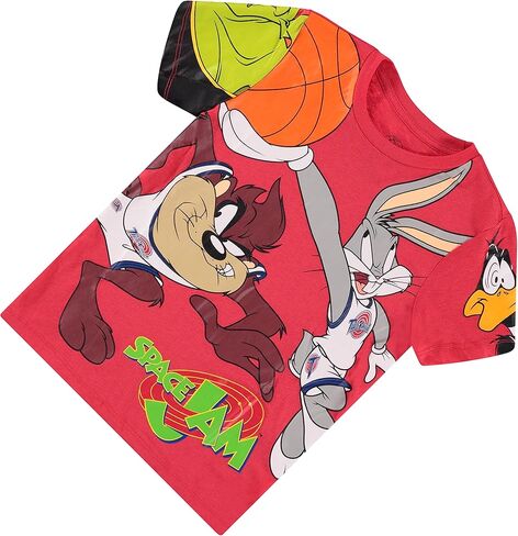 تي شيرت Space Jam Boys Movie - Tune Squad Marvin & Bugs Bunny تي شيرت مطبوع كبير الحجم in Kuwait