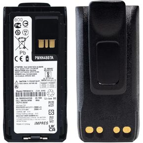 PMNN4808A PMNN4809A 7.2V 3000mAh Li-ion Replacement for motorola R7 R7A PMNN4807 PMNN4807A PMNN4809 PMNN4810 PMNN4810A with Belt Clip