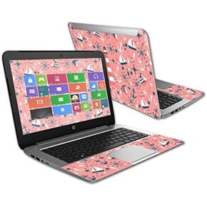 MightySkins Skin Compatible with HP Stream 14" (2015) Laptop Cover wrap Sticker Skins Nautical Dream