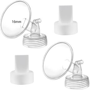شفة وصمام منقار البط متوافق مع Spectra S1 Spectra S2 Spectra 9 Plus غير الأصلي Spectra 21mm استبدال أجزاء المضخة Spectra Flange Spectra Duckbill Valve (17 مم شفة، عدد، 4)