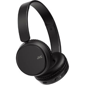 JVC Deep Bass Wireless Headphones, Bluetooth 5.2, Built-in EQ (Bass/Clear/Normal), Multi-Point Connection, Voice Assistant Compatible, 35 Hour Battery Life - HAS36WB (Black)