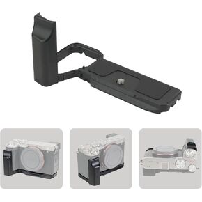 Handgrip L Shape Grip for A7C2/A7CR, Compatible with Arca Swiss Tripod Fluid Head, Black Bracket, LH-02