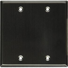 Seismic Audio SA-PLATE15 Stainless Steel Blank Gang Wall Plate