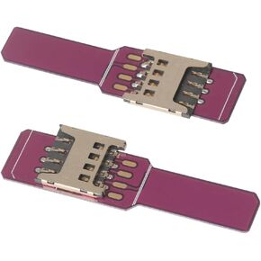 Nano Sim to Micro Sim Card Adapter Expander Test Board PCB Circuit Board Card Reader 2pcs