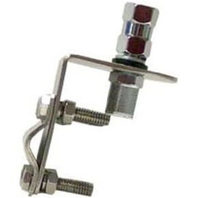 Stainless Steel Single Groove Mirror Mount with SO-239 Stud Mount