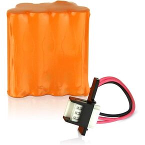 Lathem 5000EP/6000E Rechargeable Operational Backup Battery, Up to 200 Registrations or 72 Hours (VIS6001) - Orange