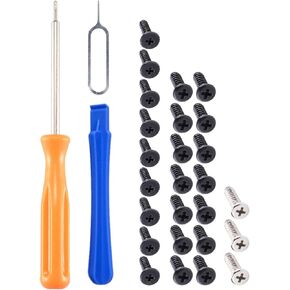 eXtremeRate Full Set Repair Tools Screwdriver Prying Tool Eject Pin for PS5 Controller with Spare Screws Set, Screw Driver Removal Pin Tools Set for PS5 Controller BDM-040