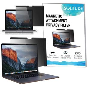 Solitude Screens Magnetic Privacy Screen MacBook Pro 13 inchSlimmest on MarketCloses Fully DualSided AntiGlare MacBook Pro 13 inch Screen ProtectorPrivacy Screen MacBook Pro 13 inch Laptop