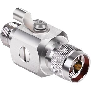 N Lightning Surge Protector Square Male to Female DC-3GHz with 90V Discharge Gas Tube N Lightning Arrestor