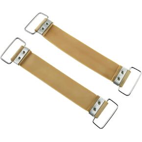 E-outstanding 2Pcs Non-Slip Battery Straps Rubber Band, 5.7-inch x 0.87-inch Khaki Yellow