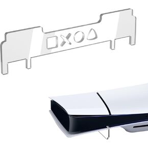 Horizontal Acrylic Stand for Ps5 Slim Console, The Basic Clear Stand Bracket Accessories are Compatible with The Playstation 5 Slim Digital & Ultra -Hd Version Machine