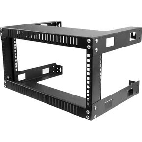 Wall Mount Rack Open Frame 19Inch Server Equipment Rack Heavy Duty Network Equipment Rack 13.7 Inch Deep - Black (09U)