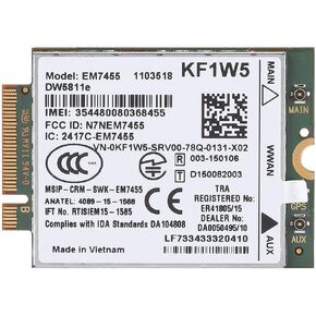 Replacement 4G Module Card for Dell DW5811e for QualcommEM7455 4G WWAN Card LTE NGFF Card Module Wireless