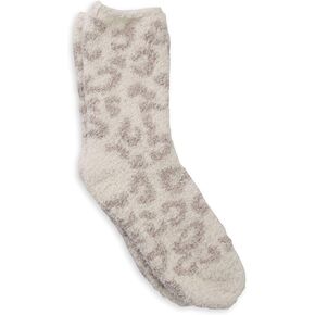 Barefoot Dreams CozyChic Youth Barefoot In The Wild Sock, Boot Socks Plush Socks