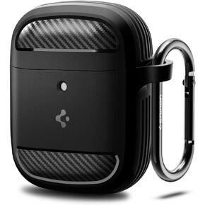 Spigen Rugged Armor Designed for Google Pixel Buds A-Series Case (2021) / Pixel Buds 2 Case (2020) - Matte Black