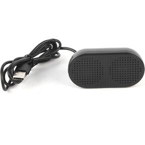 USB Computer Speaker, Mini Portable 3W x 2 Wired Speaker, Music Player with Stereo Sound Heavy Bass, Sound Bar for Laptop, Desktop Computer