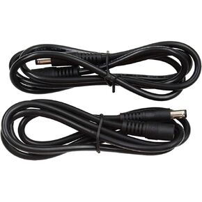 2PCS Female to Male 5.52.5MM Plug DC Power Adapter Cable DC Extension Cable 5.5 x 2.5mm Male Plug to 5.5 x 2.5mm Female Adapter Extension Cable 3.3FT/1M