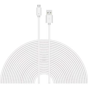 42.5FT Power Extension Cable Compatible with WyzeCam, Wyze Cam Pan,Blink Mini/Blink XT Cam,USB to Micro USB and Quick Charge Power for Home Security Camera
