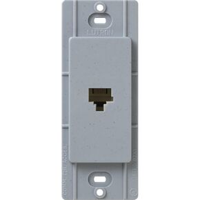 Lutron CA-PJ-AL Claro Telephone Jack, Almond