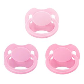 Littleforbig Bigshield Generation-II Adult Sized Pacifier Overload 3 Paci Pack - Dark-Pink Medium-Pink Light-Pink