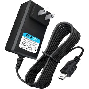 PwrON DC 5V 2A Mini USB Power Supply Replacement LeapFrog Kids Tablet Fits for LeapPad 3, LeapPad Platinum, LeapReader, LeapPad Ultra XDi - 6.6ft Long Cable