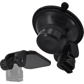 Windshield Suction Cup Mount Holder & Dashboard Adhesive Sticky Mounting Bracket Compatible with ROVE R2-4K, R2-4K PRO, Stealth 4K, Stealth 4K PRO, Insignia NS-DCDCHH2 Dash Cam Series