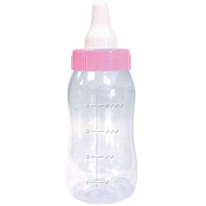 Amscan Blue Baby Plastic Bottle Bank - 11.12" x 4.25" (1 Count) - Perfect for Baby Showers & Gender Reveal Celebrations