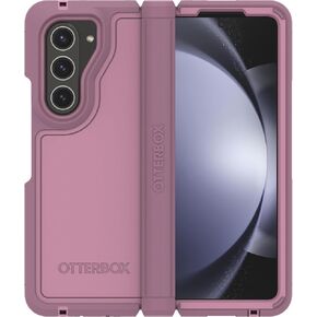 OtterBox Galaxy Z Fold5 Defender Series XT Case - BLACK, screenless, rugged hinge protection, lanyard attachment, PowerShare and wireless charging compatible