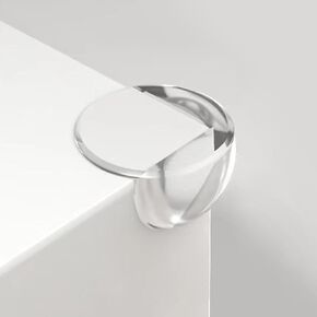 24 Pack Corner Protector Baby, Table Corner Protectors for Furniture, Table Corner Covers Baby Safety, Furniture Edge Bumpers, Transparent Round Corner Covers