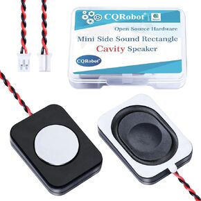 2 Pieces/1 Pair 35 mm * 25 mm * 6.8 mm Side Sound 4 Ohm 2 Watt / 3 Watt Rectangle Cavity Speaker, JST-PH 2.0 mm 2-Pin Interface Wire, for Computer Electronic Project Application Components.
