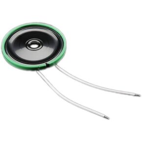 Thin Plastic Speaker with Wires 8 ohm 0.5W 40mm(Pack of 2)