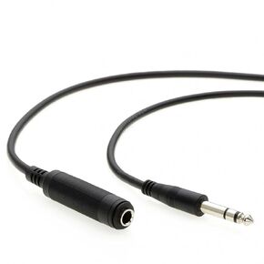 InstallerParts 25Ft 1/4" Male to Female Stereo Audio Extension Cable (TRS Cable) - Headphone Extension Cable Compatible with Amplifiers, Microphones, and More!