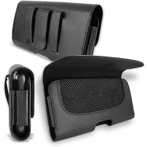 Samsung Galaxy A21 / A11 / A71 / A14 Leather Pouch Case, [XL] Fit PU Leather Pouch [Holster] Clip case for Samsung Galaxy A21/A11/A71 (fits The Phone with Defender case on/Otter Box on)