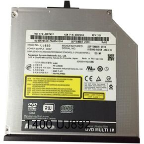 محركات الأقراص الضوئية الداخلية SATA النحيفة DVDRW UJ892 لأجهزة Thinkpad T400 T410i T410S/T420S/T430S 45N7459/45N7457 in Kuwait