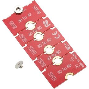 MECCANIXITY M2+ M.2 NGFF/NVME Length Extend Adapter 2230, 2242, 2260, 2280 Multipurpose SSD Extension Bracket Card Plate PCB Board for PC Computer Case