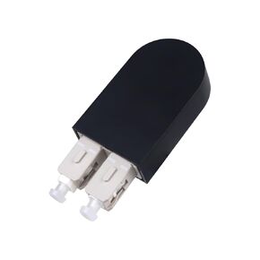 Xunsomten-2PC SC Fiber Optic Loopback Adapter Tester ​Multimode UPC SC Loopback Plug Standard Duplex SC Connector Loopback Adapter/Test Plug for Testing Applications