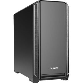 be quiet! Silent Base 601 ATX Midi Tower PC Case | 2 Pre-installed Pure Wings 2 140mm Fans | 10mm extra thick Insulated mats | Black | BG026