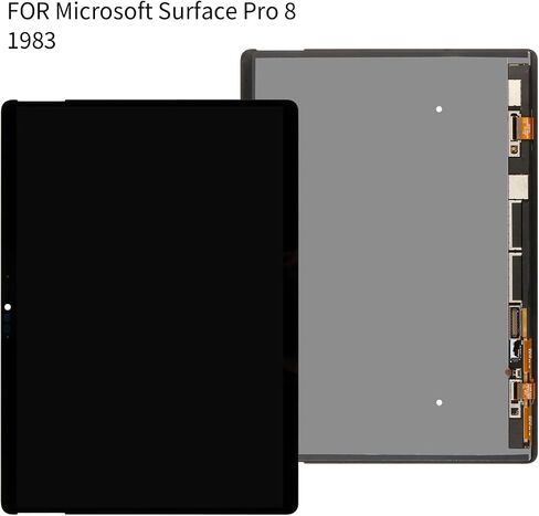 استبدال الشاشة لجهاز Microsoft Surface Pro 8 1982 1983 13 بوصة شاشة LCD تعمل باللمس مجموعة أدوات إصلاح الجمعية مع أدوات (أسود) in Saudi Arabia