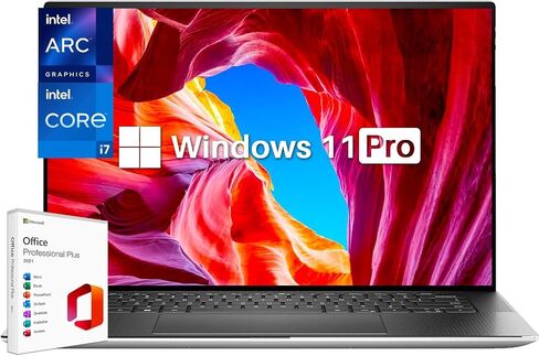 Dell 2024 Newest XPS 15 9530 Business Laptop، Microsoft Office Lifetime License & Win 11 Pro، Intel 13th Gen 10-Core i7-13620H، 15.6 بوصة FHD+، 32 جيجا DDR5، 1 تيرابايت SSD، Arc Graphics A370M، Wi-Fi 6، لوحة مفاتيح بإضاءة خلفية in Saudi Arabia