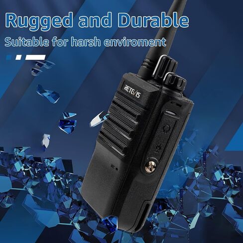 Retevis RB46 Waterproof Walkie Talkies,Portable FRS Two Way Radios,Crystal Voice,Squelch,Emergency Alarm,2 Way Radio Long Range for Business (10 Pack) in Saudi Arabia