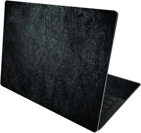 MightySkins Skin Compatible with Microsoft Surface Laptop 4 13.5" - Black Diamond Plate | Protective, Durable, and Unique Vinyl Decal wrap Cover | Easy to Apply and Change Styles | Made in The USA in Saudi Arabia