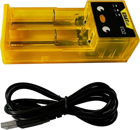 Universal 18650 Battery Charger for 4.2v Lithium ion Rechargeable Batteries & 1.45V Ni-MH Ni-CD Rechargeable Ni-MH/Ni-Cd Batteries 21700/20700/26650/18700/18650/18500/18350/17650/17500/16650 Batteries in Saudi Arabia