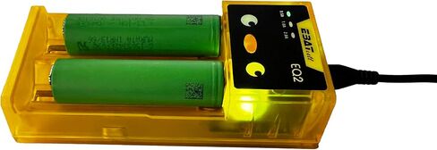 Universal 18650 Battery Charger for 4.2v Lithium ion Rechargeable Batteries & 1.45V Ni-MH Ni-CD Rechargeable Ni-MH/Ni-Cd Batteries 21700/20700/26650/18700/18650/18500/18350/17650/17500/16650 Batteries in Saudi Arabia
