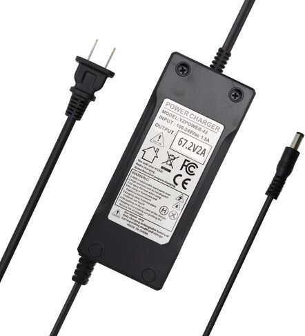 Abakoo 60V شاحن بطارية ليثيوم الناتج 67.2V 2A ل 16S 57.6V 59.2V 64V بطاريات الليثيوم حزمة DC 5.5mm2.1mm/2.5mm التوصيل in Saudi Arabia